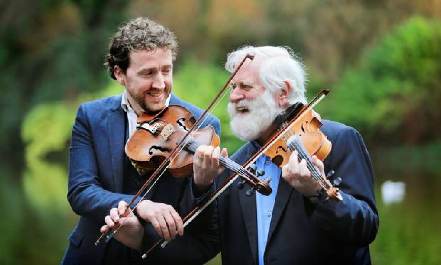 John Sheahan and Colm Mac Con Iomaire